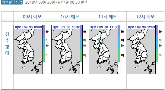 기상청 홈페이지 캡처