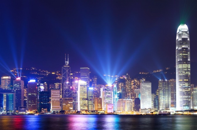 세계에서 가장 임대료가 높은 홍콩의 초1급(A급) 지역에는 가상화폐 거래 업체 또는 투자 펀드가 사무소를 두고 있다. 자료=글로벌이코노믹