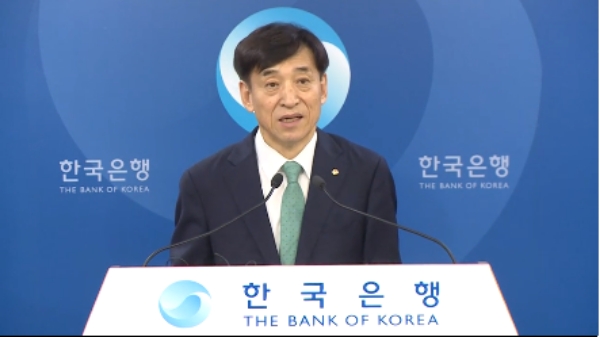 이주열 한국은행 총재 사진=한국은행 브리핑 영상 캡처