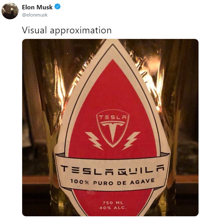 테슬라킬라의 실물 모형. 사진=일론 머스크 테슬라 CEO 트위터