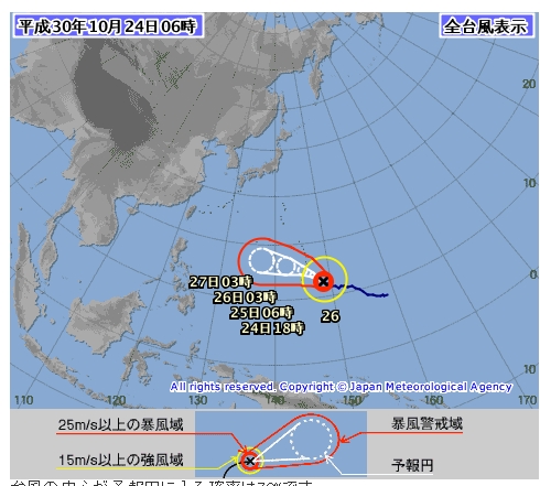 [일본기상청] 태풍 위투 방향전환, 예상 이동경로 북쪽으로… 괌 지나 한반도 가능성 오늘날씨 영향  