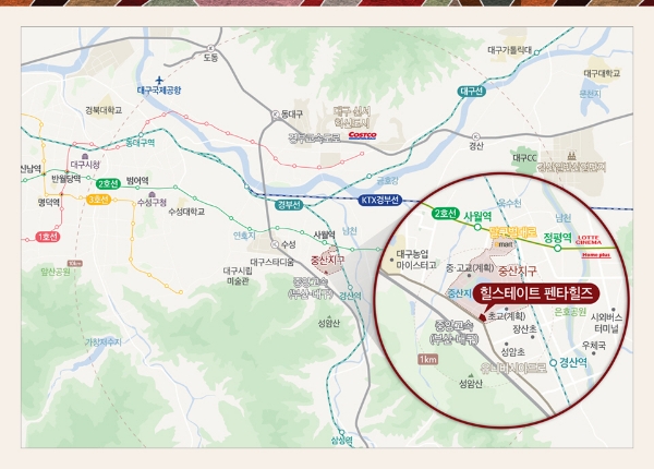 단지 위치도.
