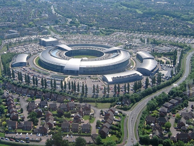 챌트넘의 GCHQ 청사. 사진=위키피디아