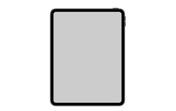 애플이 30일 발표할 새 아이패드프로의 스펙이 5번째로 발표된 iOS12 아이콘을 통해 윤곽을 드러냈다.  홈버튼이 사라졌고 모서리는 둥글다. 오른쪽 위에 파워버튼, 오른쪽 측면에 2개의 사이드 버튼이 보인다. (사진=애플/나인투파이브맥)