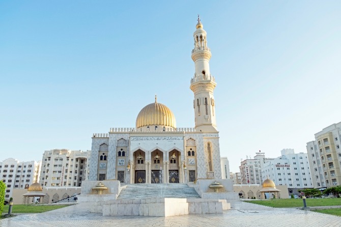 사우디 아라비아 수도 리야드의 현대식 모스크. 자료=글로벌이코노믹