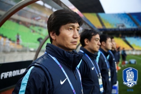 U-19 대표팀 정정용 감독. 사진=대한축구협회 제공