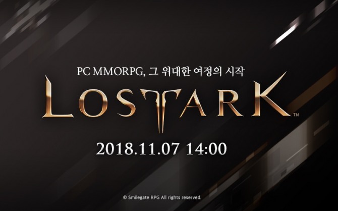 스마일게이트의 핵앤슬래시 MMORPG(다중접속역할수행게임) ‘로스트아크’가 공개서비스 당일 서버 오픈 일정을 공개했다고 2일 밝혔다.