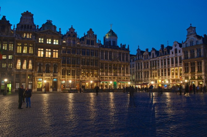 벨기에 브뤼셀 그랑 플라스 광장의 길드 하우스들. 자료=글로벌이코노믹