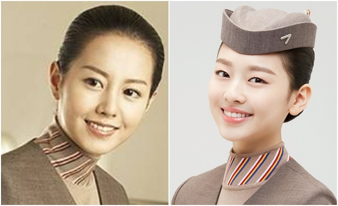 배우 박채경과 이수민. 사진= 아시아나항공 