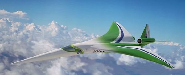 NASA가 록히드마틴과 함께 2021년에 소닉붐이 없는 시험용 비행기를 준비중이다. 사진은 아티스트의 일러스트다. (사진=나사)