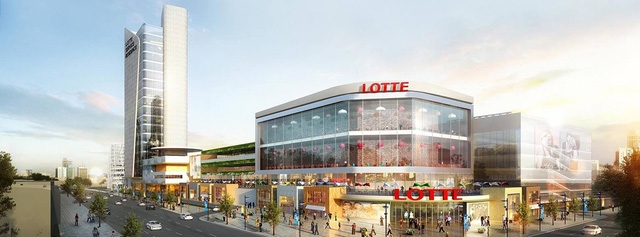 롯데그룹이 베트남 하노이에 최대 규모의 쇼핑몰을 짓는다.