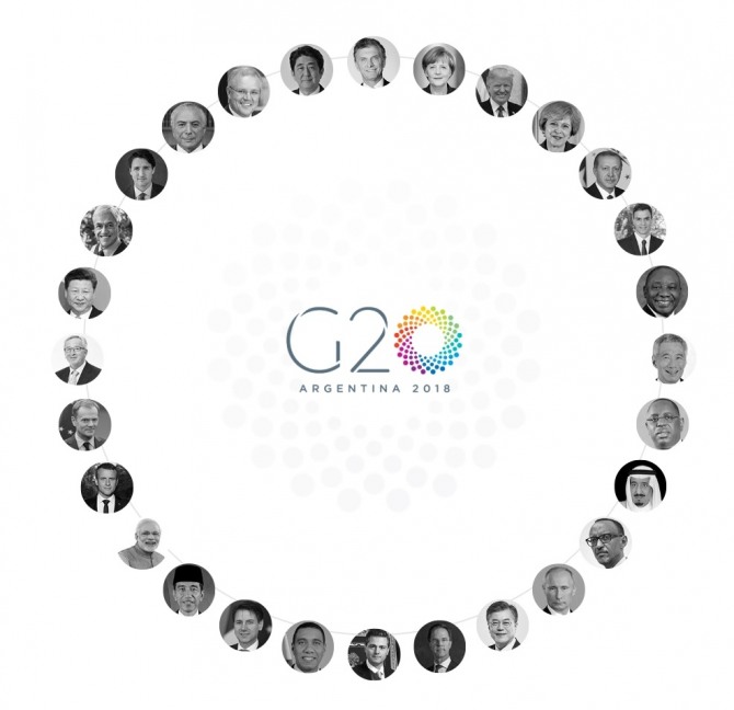 11월 30일부터 열리는 주요 20개국(G20) 정상회의 사이에 내년 원유 시장의 방향성을 좌우하는 협의가 이뤄질 전망이다. 자료=G20.org