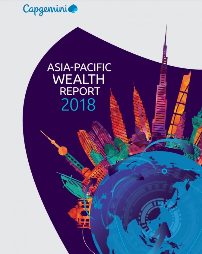 글로벌 IT컨설팅 업체 캡제미니는 28일(현지 시간) '아시아·태평양 웰스 보고서'를 발표했다. 자료=캡제미니