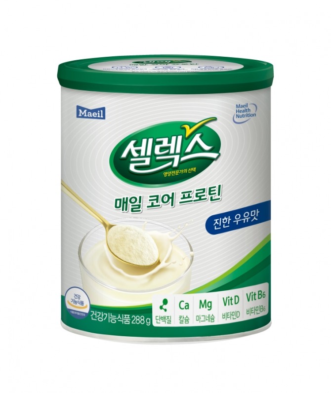 매일유업 셀렉스, 진한 우유맛 건강기능식품 ‘매일 코어 프로틴’ 제품 이미지. 매일유업=제공 