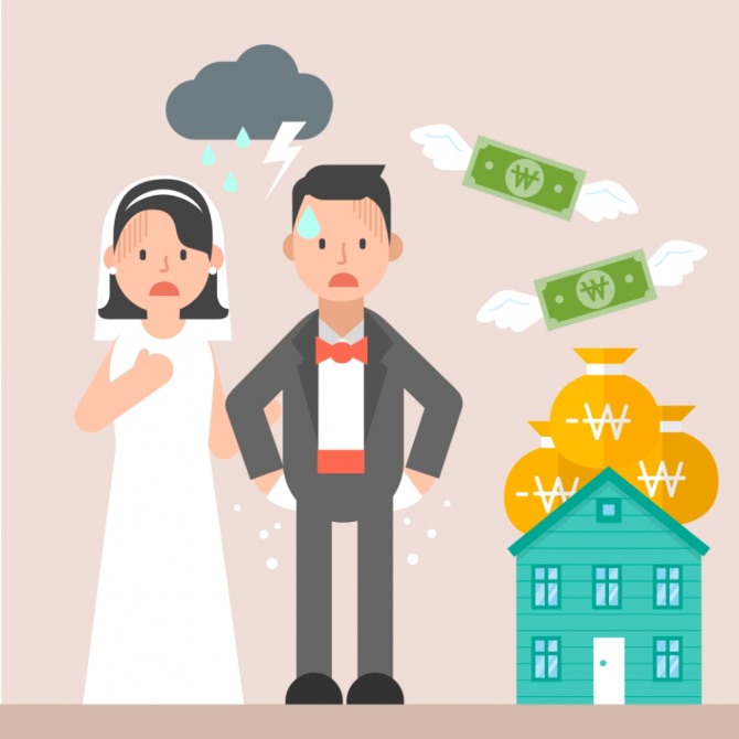 미국 부유층 절반 이상이 반려자를 선택할 때 '사랑보다는 돈'을 가장 먼저 고려하는 것으로 나타났다. 자료=글로벌이코노믹