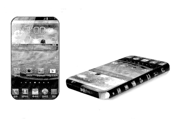 삼성전자가 측면을 화면으로 사용하는 스마트폰 실용신안특허를 WIPO에 출원했다. (사진=WIPO/렛츠고디지털)