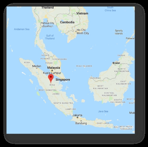 인도네시아 'Riau Project' 현장 위치. 자료=롯데건설 제공