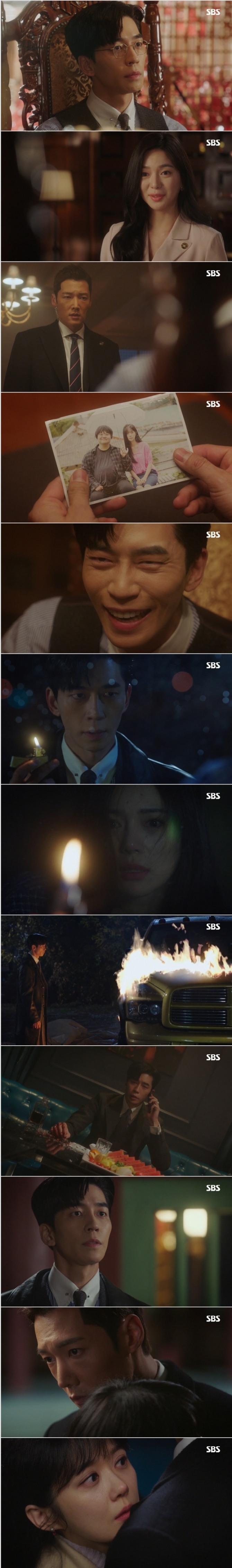 27일 방송된 27일 방송된 SBS 수목드라마 '황후의 품격' 23~24회에서는 천우빈(정체 나왕식, 최진혁)이 황제 이혁(신성록)의 질투심을 유발해 민유라(이엘리야)를 처단하는 충격 반전이 그려졌다. 사진=SBS 방송 캡처