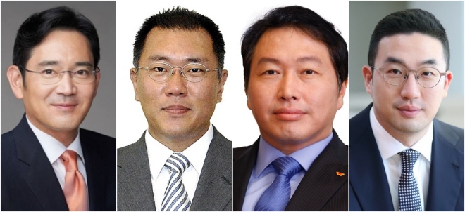 4대기업 총수들, 세대교체 후 첫 회동…대통령 신년회 참석 - 글로벌이코노믹