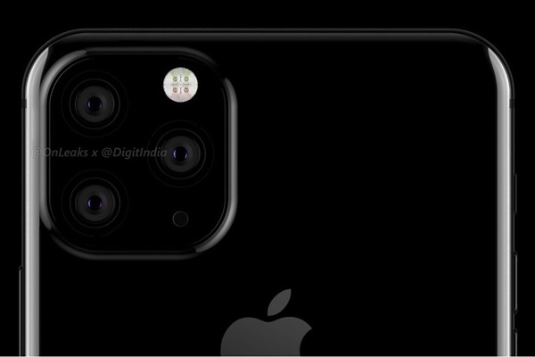 애플이 올 가을 내놓을 아이폰11의 뒷면 카메라 부분 렌더링이 유출됐다. (사진=스티브 헤머스토퍼)