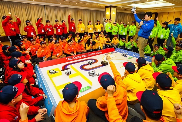 쉐보레는 6일부터 3박4일 동안 초등학교 6학년 학생들을 대상으로 ‘제14회 대한민국 오토사이언스 캠프(Korea Auto Science Camp)’를 진행했다./한국지엠=제공
