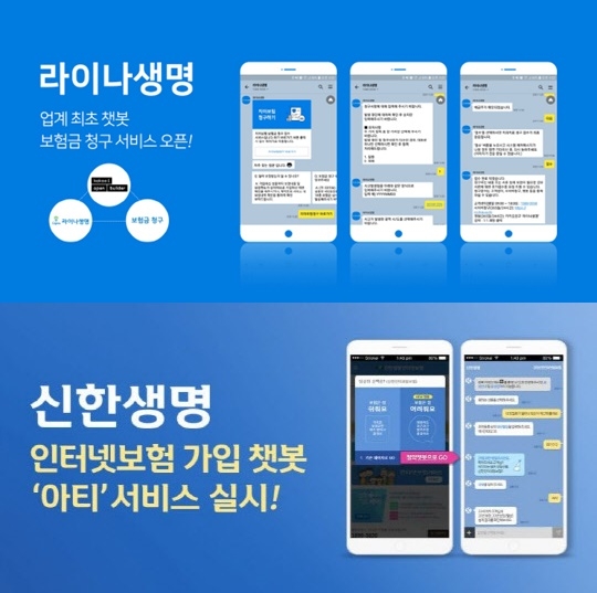 보험사들이 인공지능(AI) 기반의 상담원 챗봇을 통한 서비스를 확대해나가고 있다.