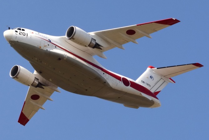 일본 C2 수송기. 사진=가와사키항공