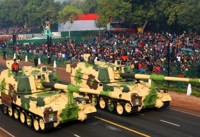 한화가 인도에 수출한 K9 자주포가 오는 26일 인도공화국의 날 기념 퍼레이드에 참가한다. 사진=더타임스오브인디아