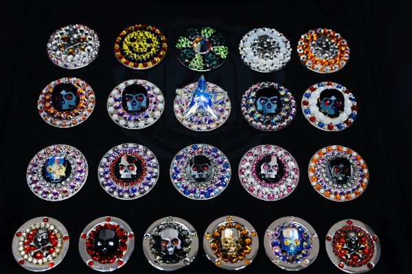 사진=28여종의 스와로브스키 에디션 BFgolf 볼마커