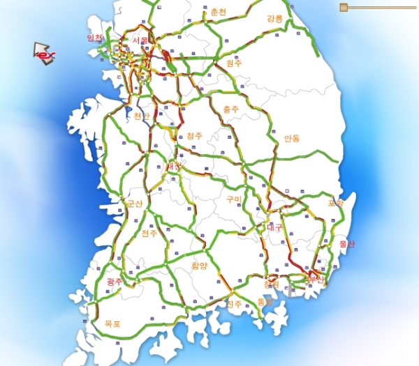 한국도로공사 홈페이지 캐버