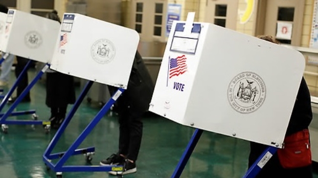 사진은 지난해 11월 치러진 미국 중간선거 투표 모습.