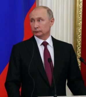 블라디미르 푸틴 러시아 대통령. 