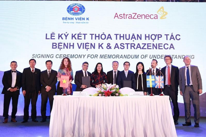 영국 바이오 제약 회사 아스트라제네카(AstraZeneca)가 암환자 연구 및 지원, 청소년 질병 예방에 관한 협약을 체결했다.