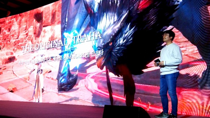 넥슨은 14일 자사가 서비스할 신작 MMORPG '트라하'의 미디어 쇼케이스를 열고 출시 일정과 서비스 계획을 공개했다.