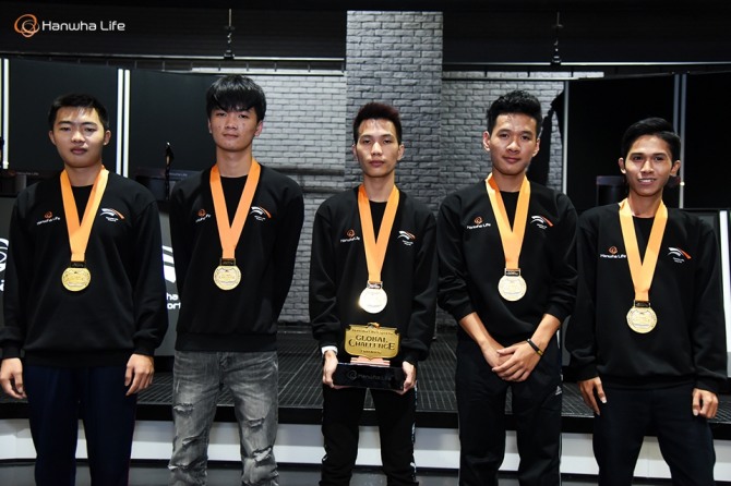 2018년 베트남 HLE 글로벌 챌린지 우승팀.