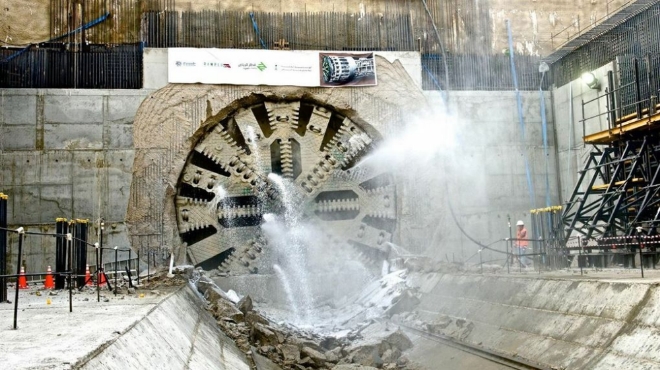리야드 메트로 프로젝트 중 터널 굴착공사 장면. 사진=Vozpópuli