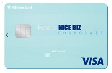 ‘나이스 비즈(NICE BIZ) 기업신용카드’ 플레이트 이미지 (사진=하나카드)