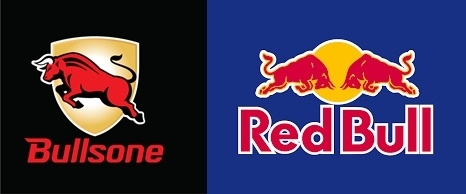 볼스원(왼쪽)과 레드불의 상표 이미지. 사진=글로벌이코노믹DB