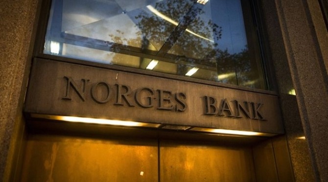 노르웨이 연금기금을 관리하는 노르웨이 중앙은행.