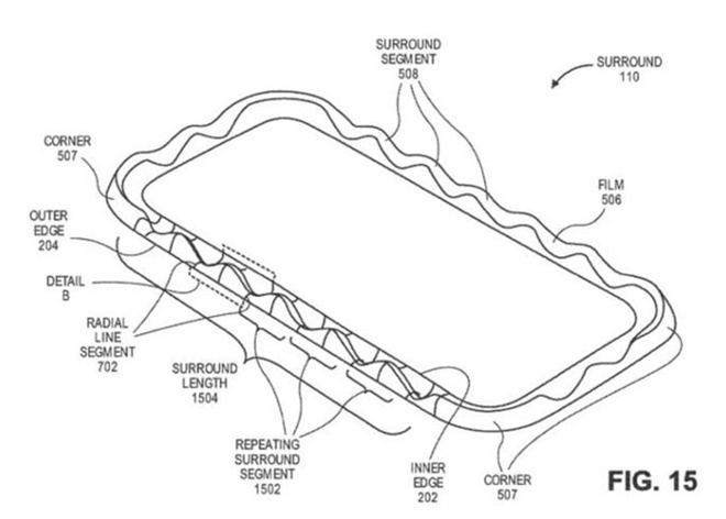 애플이 특허출원한 진동방식의 스피커 (사진=미특허청)