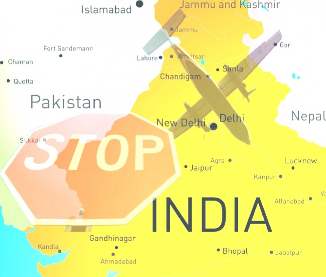 인도와 파키스탄의 긴장이 고조되면서 전 세계 항공사들은 잇따라 노선을 폐쇄하거나 항로를 변경하고 있다. 자료=글로벌이코노믹