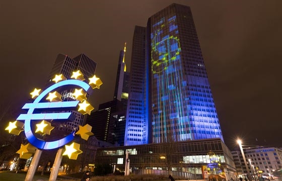 도이체방크는 최신 조사 보고서에서 유럽 은행의 불황은 ‘ECB’가 원인이라며, 정책 입안자들에게 책임이 있다고 지적했다. 자료=ECB