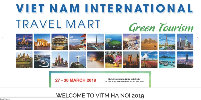 2019 녹색관광을 주제로 오는 27일부터 30일까지 베트남국제관광박람회가 하노이에서 열린다.