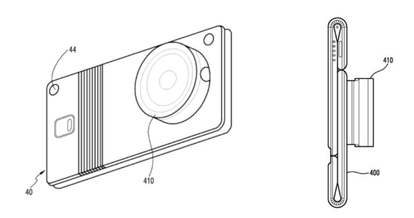 삼성전자가 탈부착형 후면 카메라를 탑재한 폴더블폰 관련 특허를 확보했다. (사진=미특허청)
