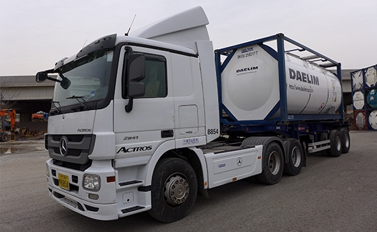  대림코퍼레이션의 탱크컨테이너. 사진=대림코퍼레이션