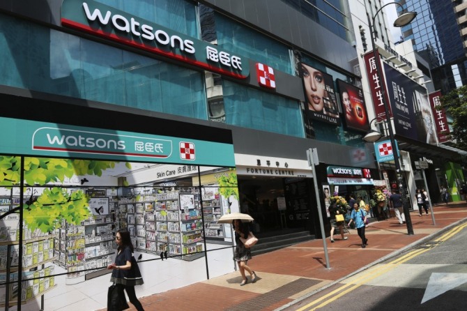 1841년 홍콩에 설립된 AS 왓슨 그룹은 25개 시장에 1만5000개의 매장을 보유한 세계 최대의 건강 및 미용 판매점이다. 자료=SCMP