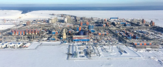 러시아 야말 약화천연가스(LNG) 생산시설 전경.사진=야말LNG
