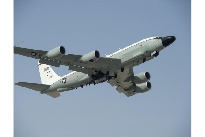 RC-135 정찰기.  사진=미공군
