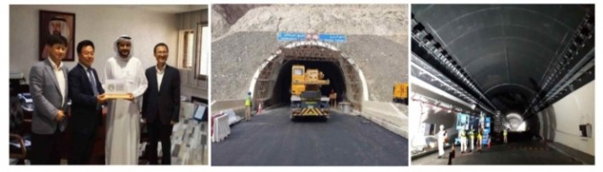 리트코가 아랍에미레이트(UAE)에서 진행중인 터널공사. 사진=해외건설협회