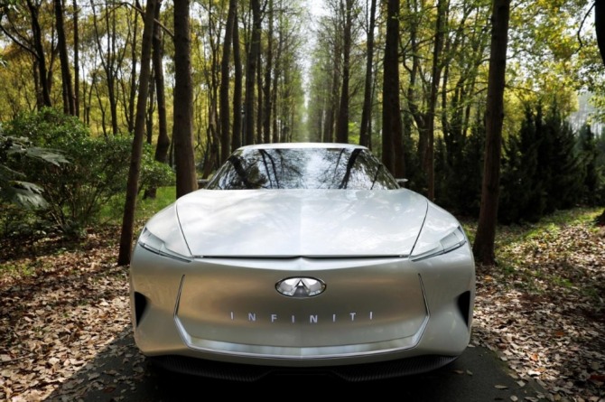 인피니티 최초의 전기자동차 'Qs 인스퍼레이션'이 약 3년 후 중국 시장에서 출시될 예정이다. 자료=로이터